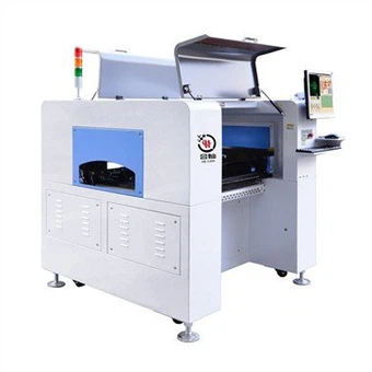 Hochgeschwindigkeits-SMD-Pick- und Platzmaschine mit 8 Köpfen und 10 Kameras sowie 80 Feeder und dreistufige Einträge Automatische SMT-Produktionslinie